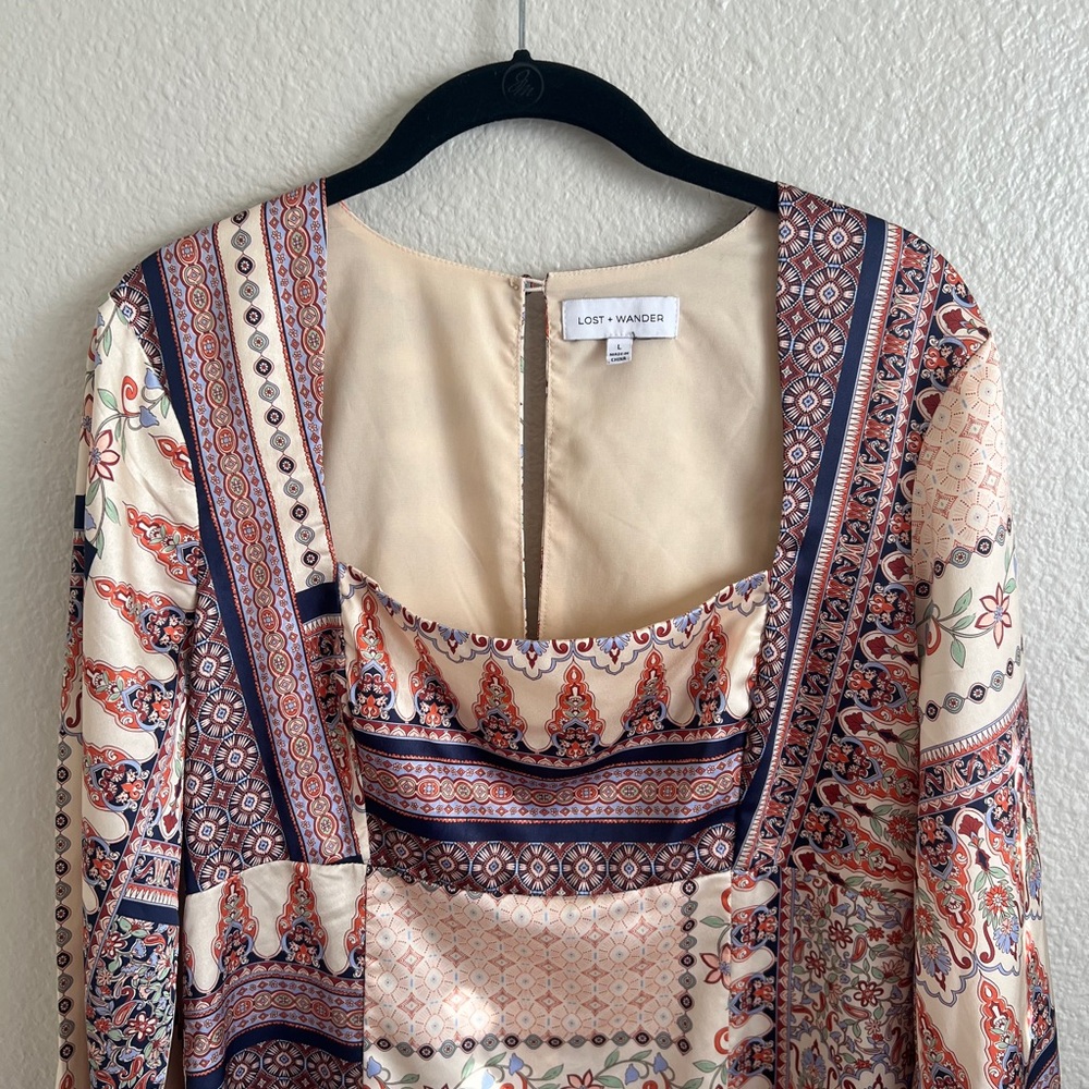 Lost + Wander Multicolor Patterned Dress - image 3